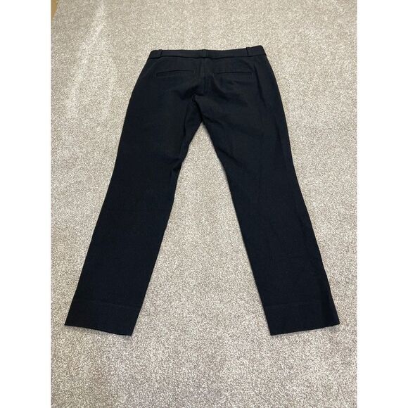Banana Republic womens sloan solids pants sz 0P black stretch trouser career - Picture 2 of 12